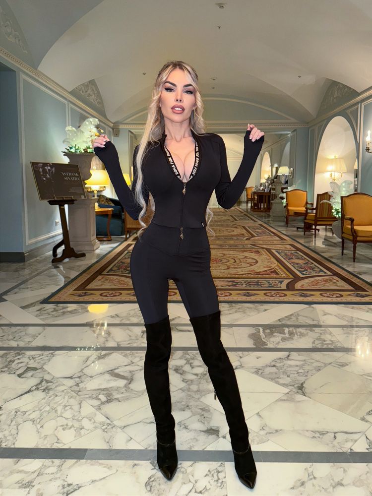 Bona Fide: Corset Leggings "Black"