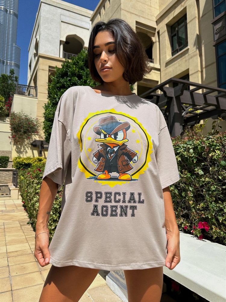 Футболка : OVERSIZE T-shirt "Agent Duck"