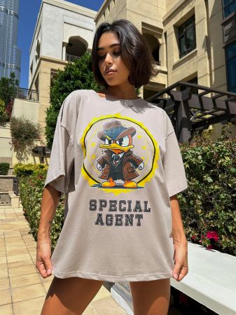Футболка : OVERSIZE T-shirt "Agent Duck"