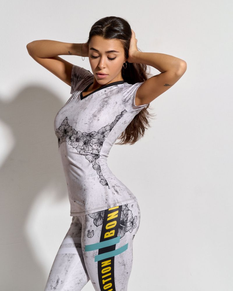 Bona Fide: V-Shirt La Florista "Ceramic"