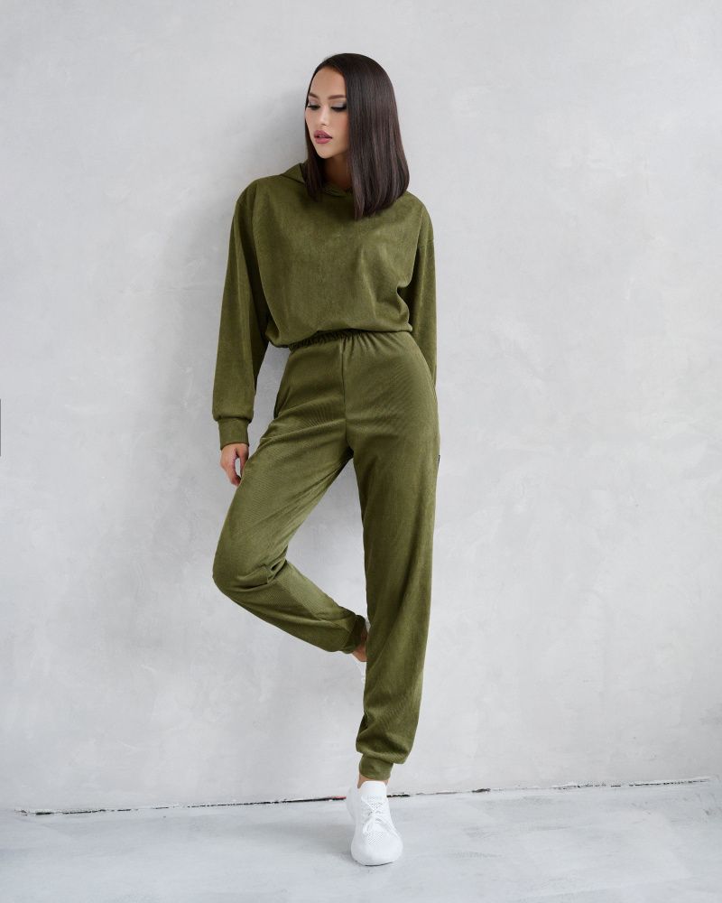 Bona Fide: Flex-pants "Khaki Velvet"