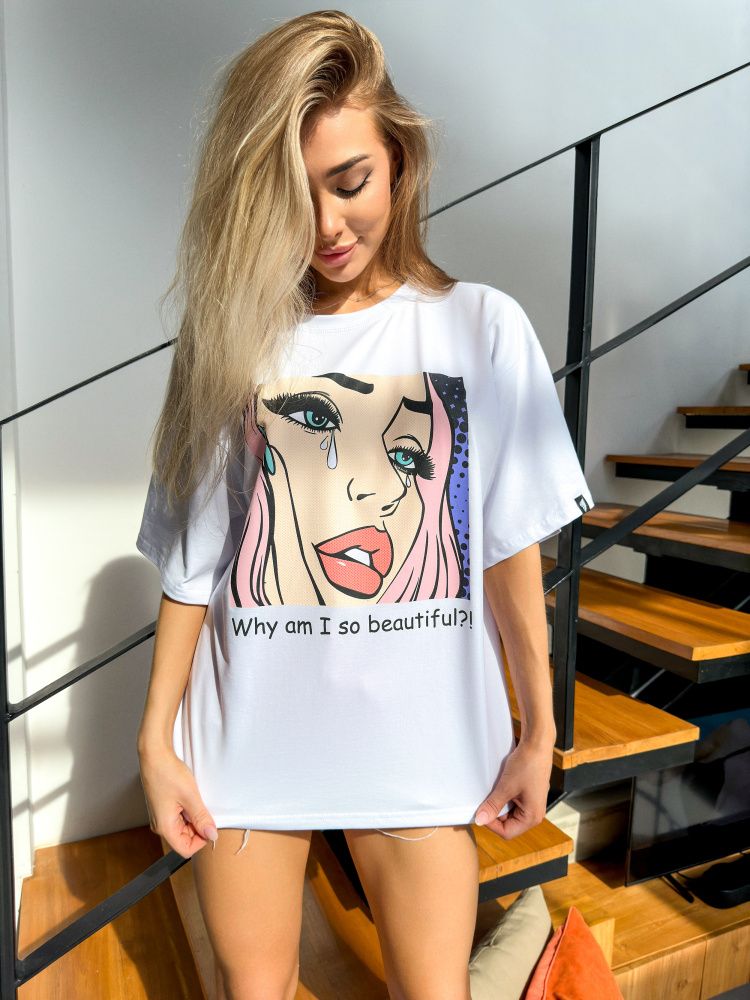 Футболка : OVERSIZE T-shirt "Beautiful"