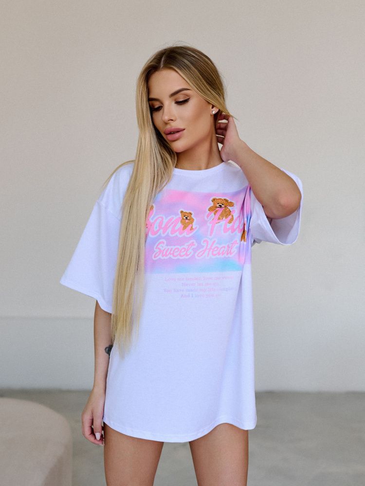 Bona Fashion: OVERSIZE T-shirt "Sweet Heart"
