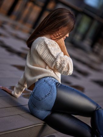 Джинсы : Wolfess Jeans "Blue"