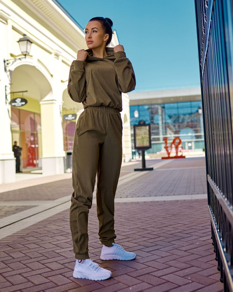 Bona Fide: Flex-pants "Khaki Velvet"