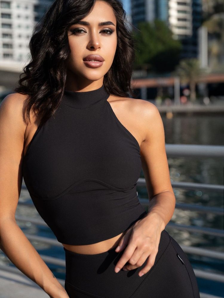 Bona Fide: Leggings "Ribbed Black"