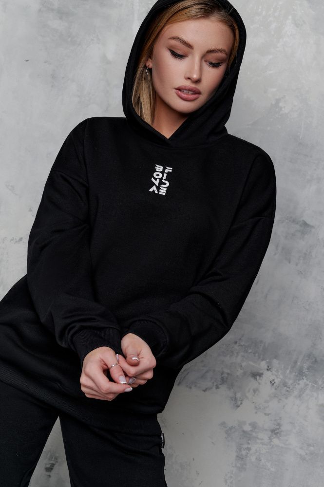 Bona Fide: Happy Hoody "Black"