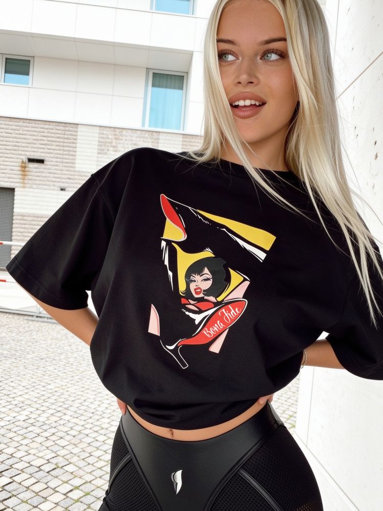 Bona Fide: OVERSIZE T-shirt "High heels"