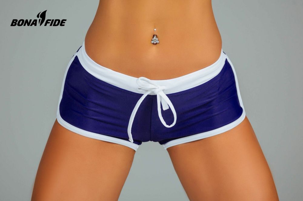 Bona Fide: Shorts "Total Purple & Total White"