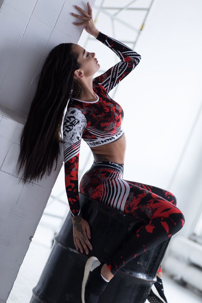 Bona Fide: Rashguard Mini Military Edition "Red"