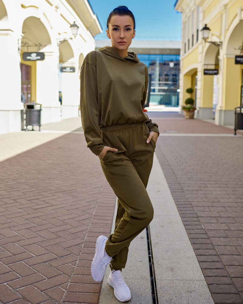 Bona Fide: Flex-pants "Khaki Velvet"
