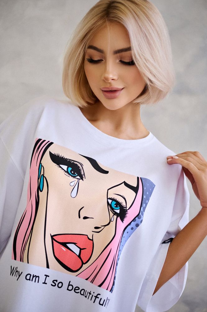 Футболка : OVERSIZE T-shirt "Beautiful"