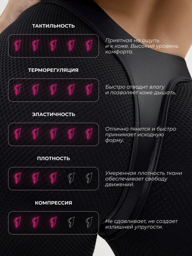 Лосины Extra Sex-Push Up "Black Skin"