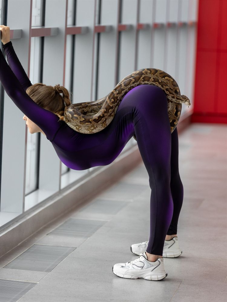 Bona Fide: Catsuit "Naked Violet"