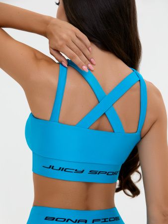Bona Fide: Heart Crush Top "Juicy Sky Blue"