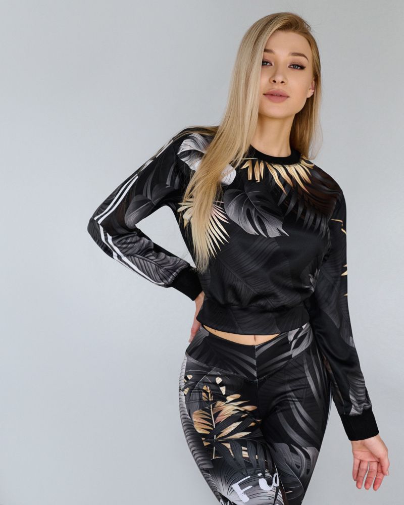 Bona Fide: Easy Shirt "Black Leaves"