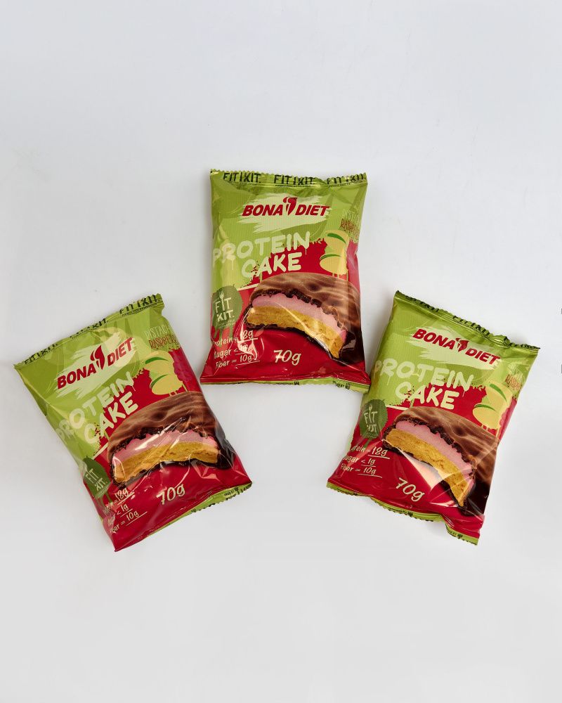 Bona Diet: Protein Cake - Pistachio & Raspberry