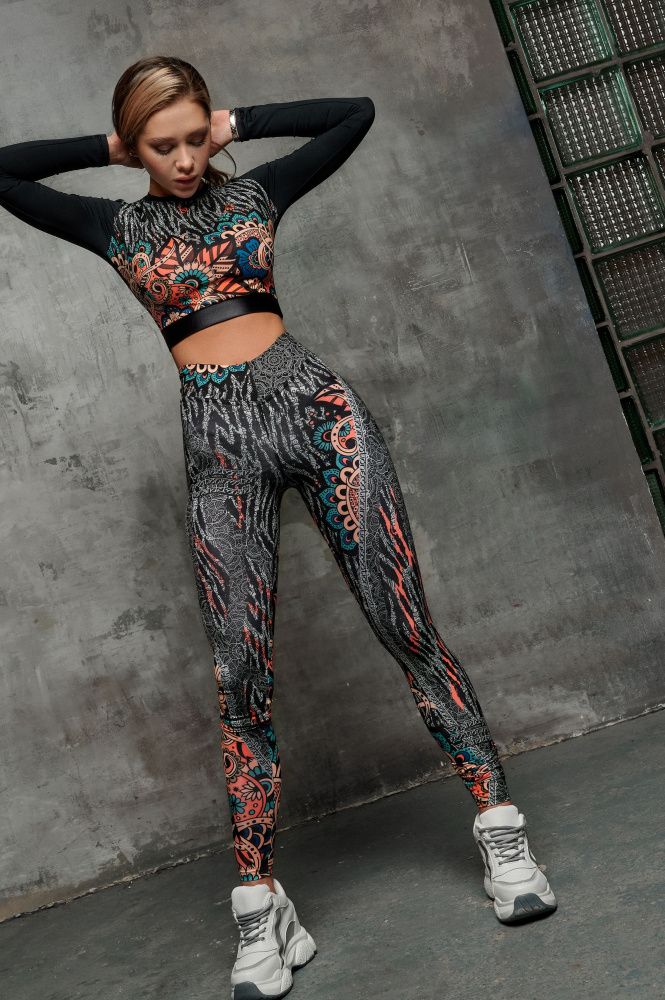 Bona Fide: Rashguard Midi Bloom "Coral"