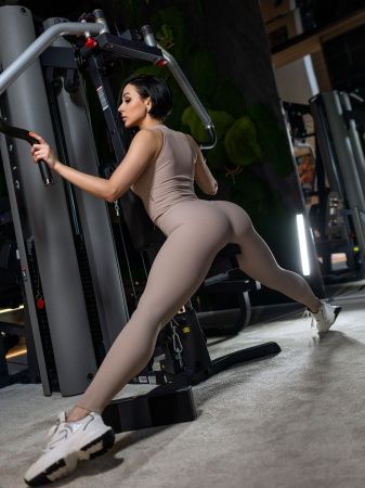 Bona Fide: Leggings "Ribbed Beige"