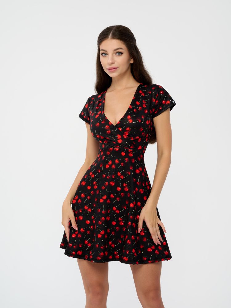 Bona Fashion: Decolletage "Black & Cherry"