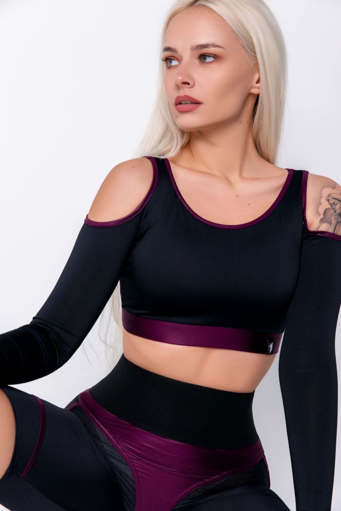 Bona Fide: Rashguard Mini Infinity  Skin Edition "Black & Cherry"