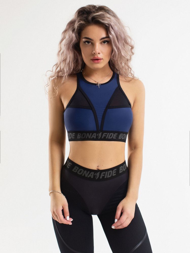 Bona Fide: Top DarkMisstress "Total Blue & Black"