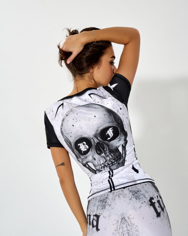 Bona Fide: T-Shirt Skull "Light Gray"