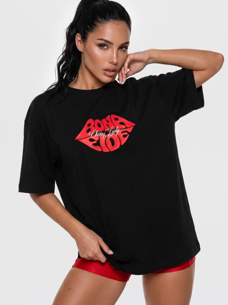 Bona Fide: OVERSIZE T-shirt "Cherry Lady"