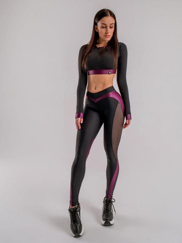 Bona Fide: X-Girl mesh "Black & Cherry"