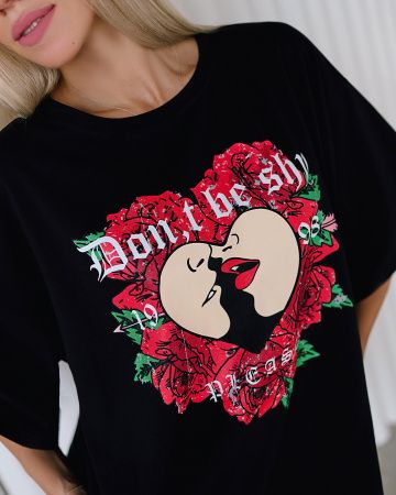 Футболка : OVERSIZE T-shirt "Lovers"