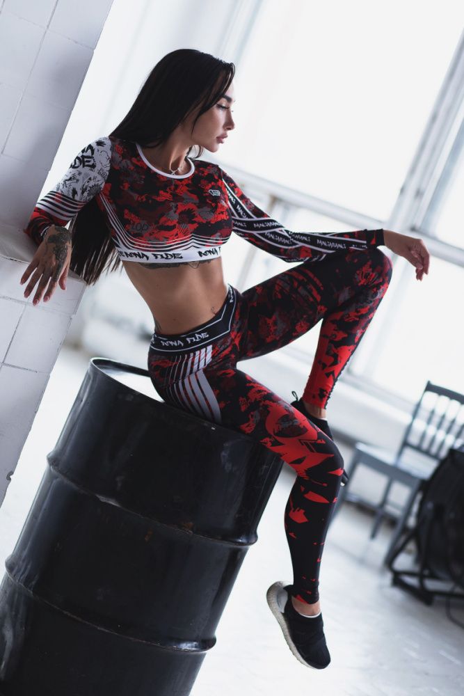 Bona Fide: Rashguard Mini Military Edition "Red"