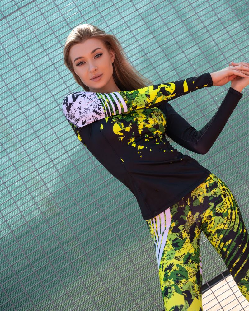 Bona Fide: Rashguard Round Military Edition "Yellow Neon"