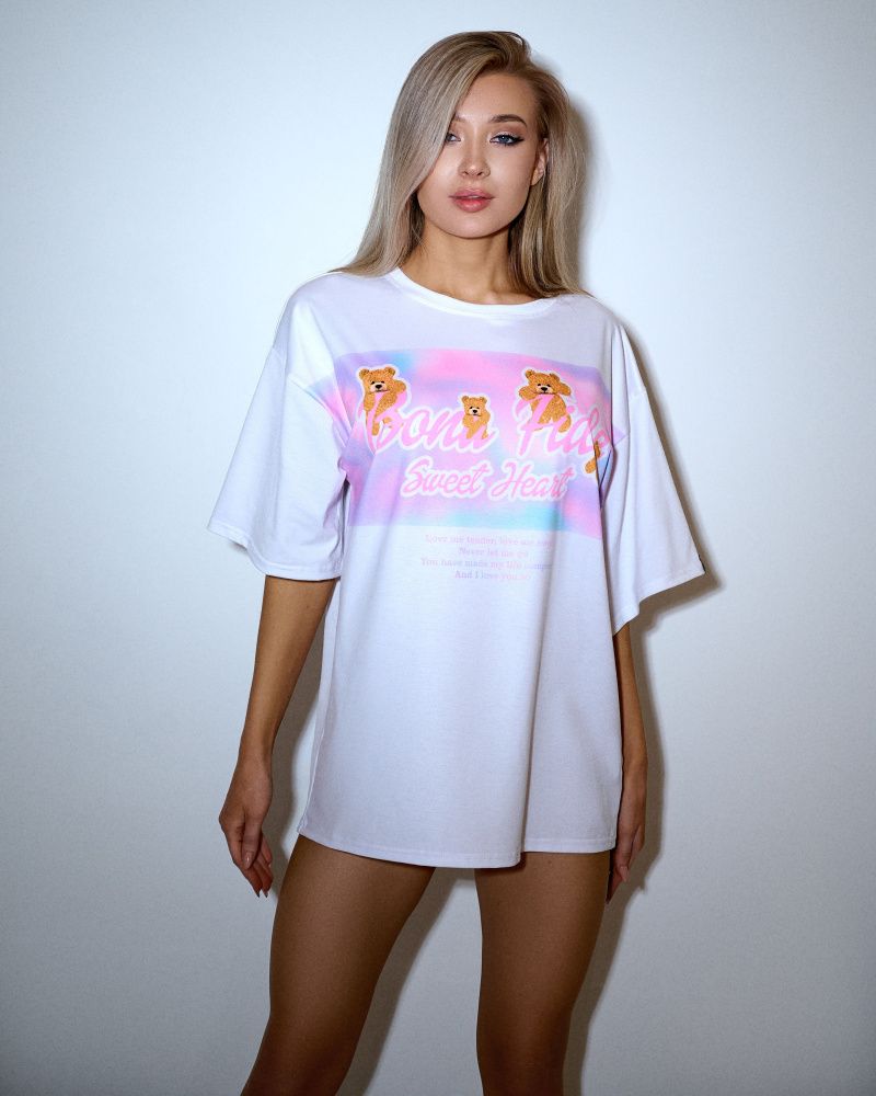 Bona Fashion: OVERSIZE T-shirt "Sweet Heart"