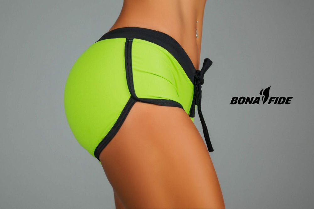 Bona Fide: Shorts "Light Green & Total Black"