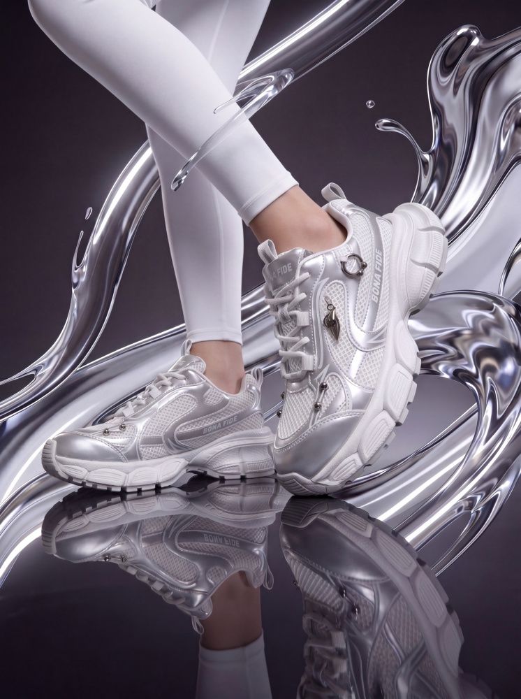 Bona Fide: Sneakers Iron Step "Silver"