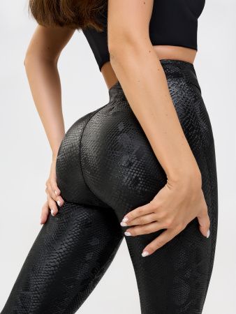 Bona Fashion: Leather leggings "Black Mamba"