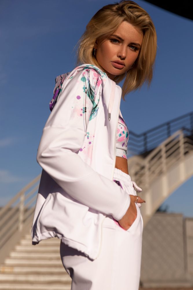 Bona Fide: Mrs Olympia Hoody Dream Catcher "White"