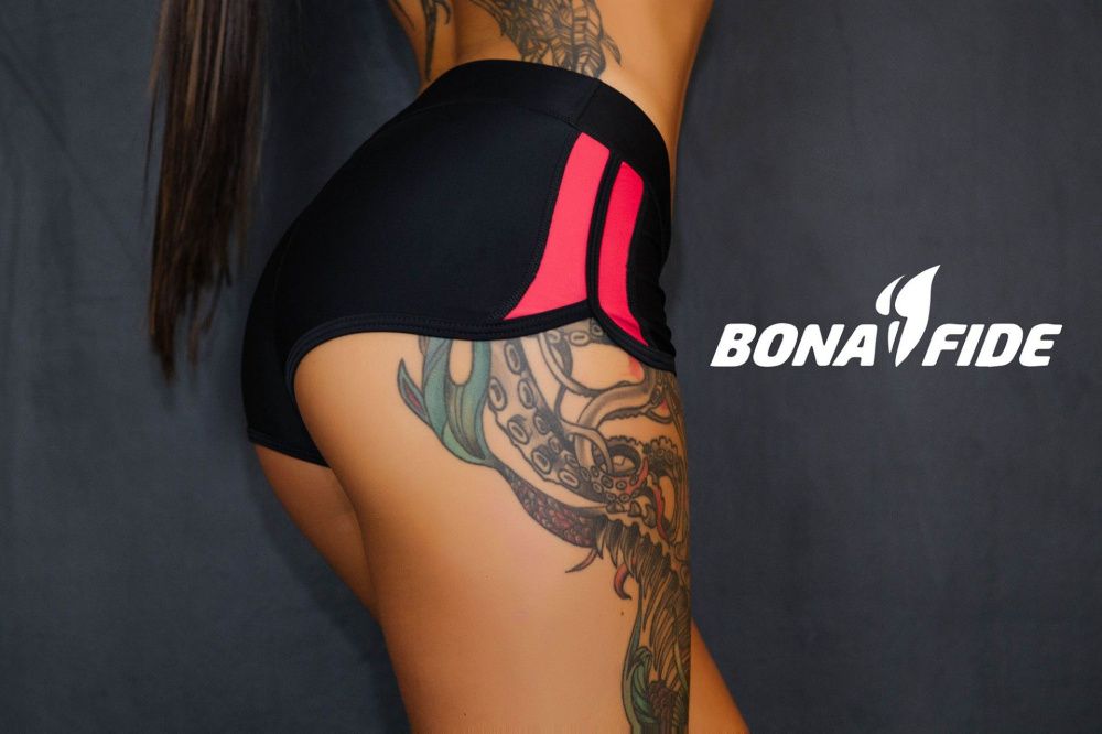 Bona Fide: FuckNike Shorts "Black & Red"