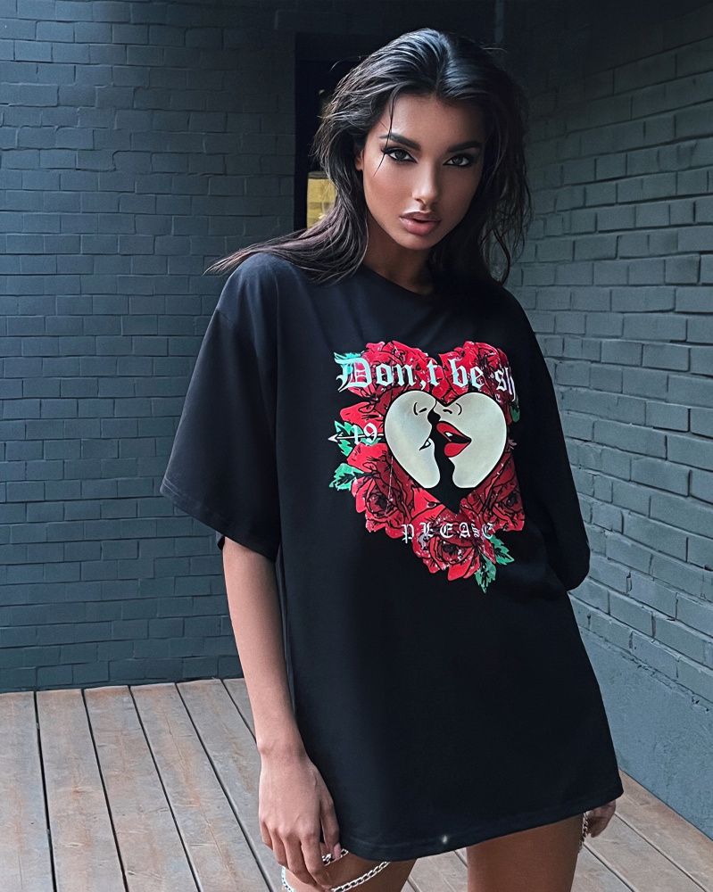Футболка : OVERSIZE T-shirt "Lovers"