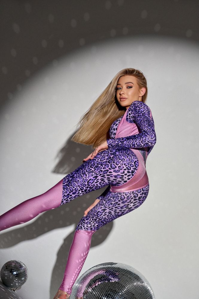 Bona Fide: Aerobica Jumpsuit  "Lilac"