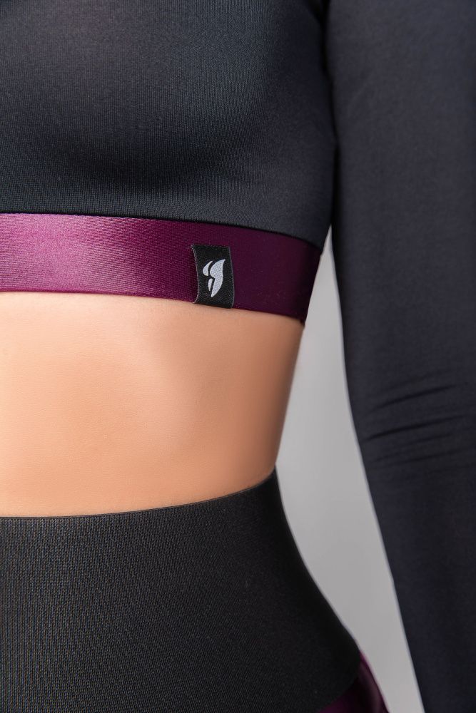 Bona Fide: Rashguard Mini Infinity  Skin Edition "Black & Cherry"