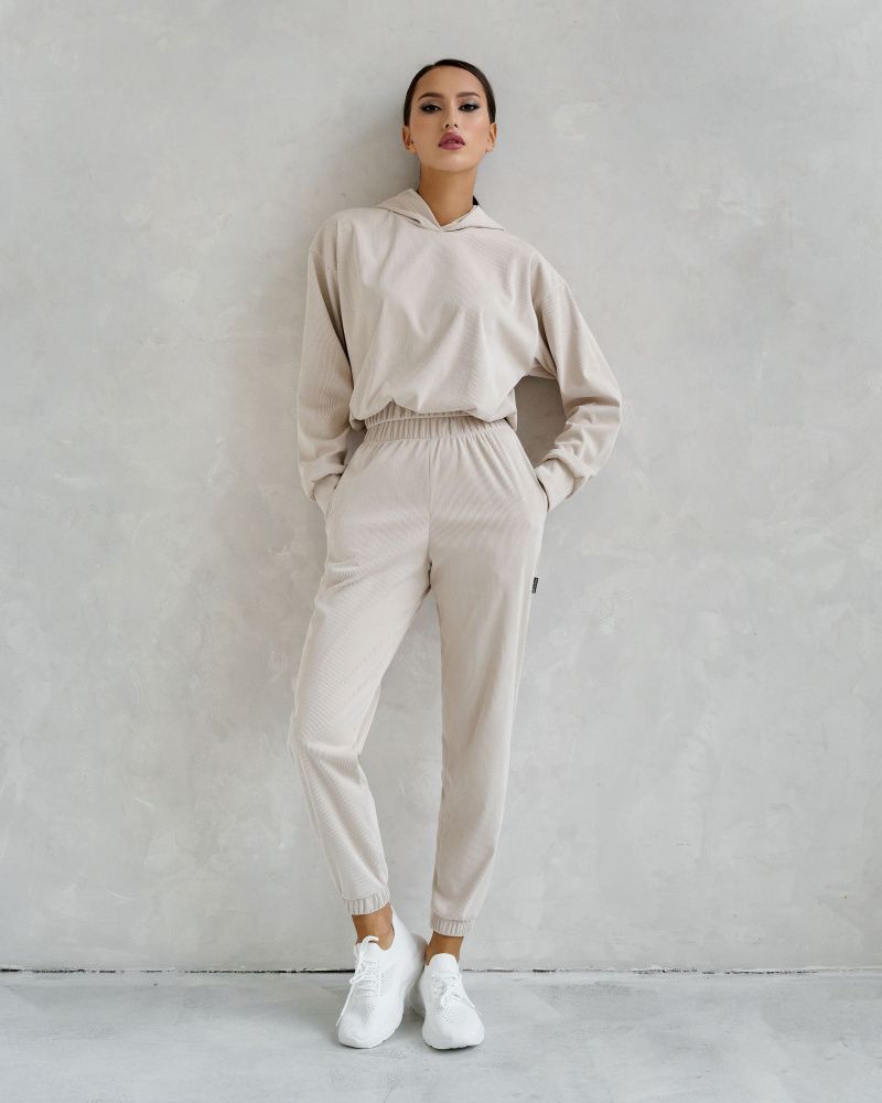 Bona Fide: Flex-pants "Ivory Velvet"