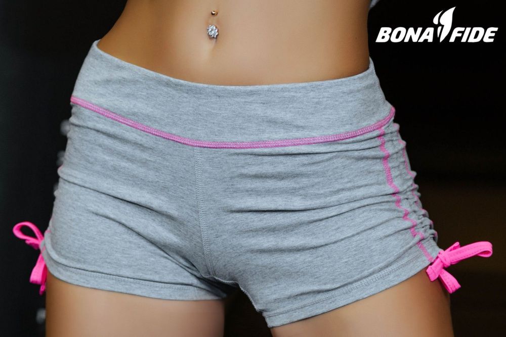 Bona Fide: MyShorts "Gray Melanje & Pink"