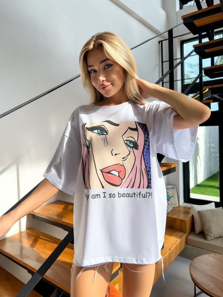 Футболка : OVERSIZE T-shirt "Beautiful"