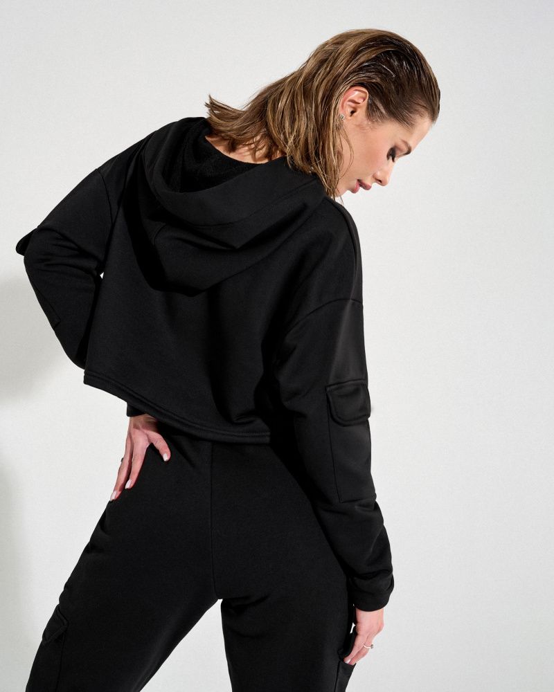 Bona Fide: Cargo Sweatshirt "Black"