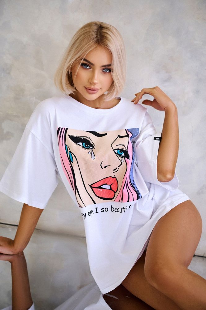 Футболка : OVERSIZE T-shirt "Beautiful"