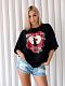 Футболка Bona Fashion: OVERSIZE T-shirt &quot;Lovers&quot;