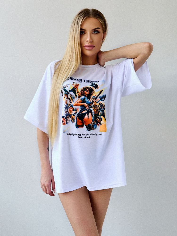 Bona Fashion: OVERSIZE T-shirt "Drama Queen"