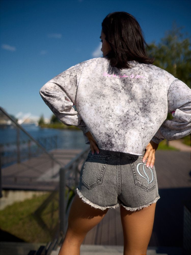 Bona Fide: Oversize Crop Longsleeve "Sexy Club"