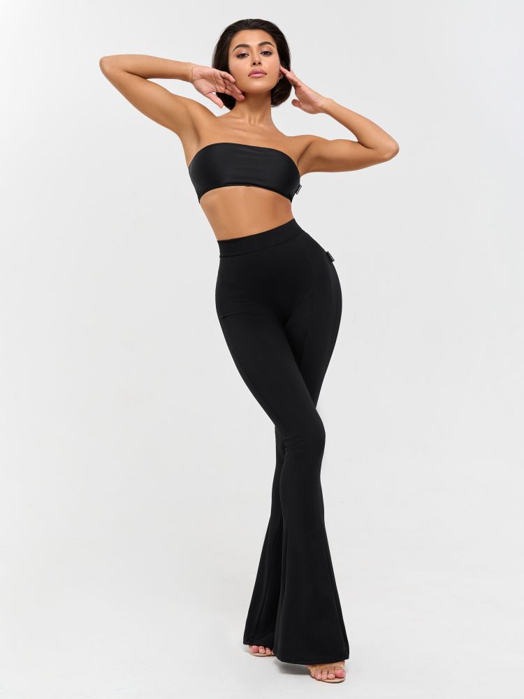 Брюки  : Flares "Black Rib"